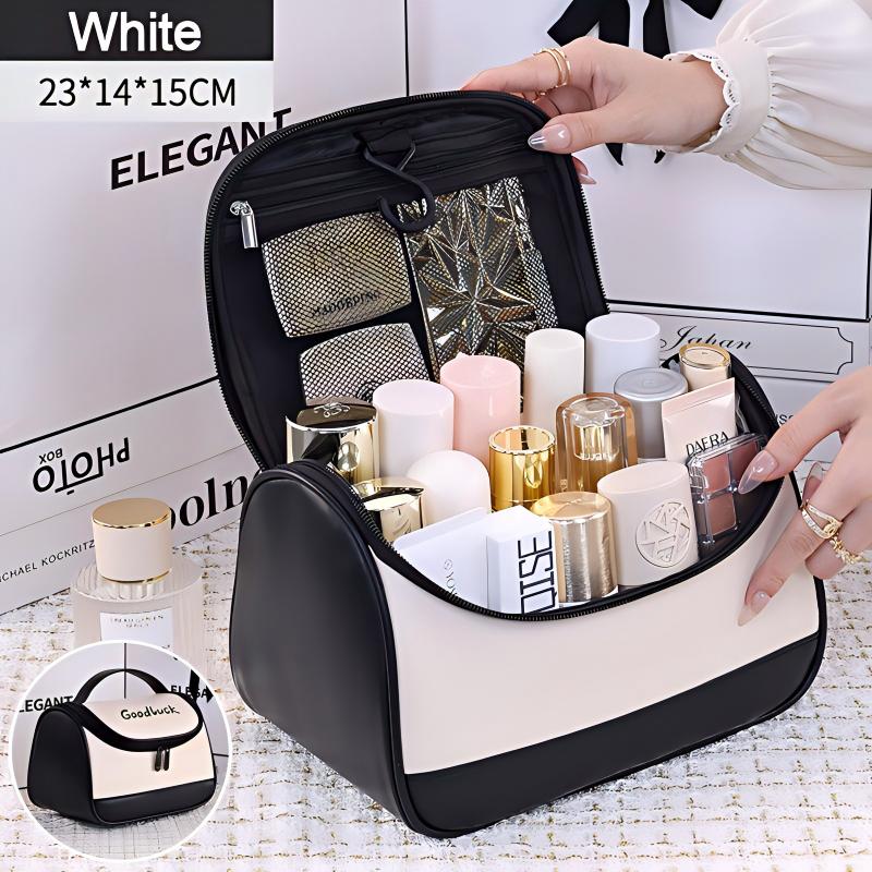 Stylish Color-Blocked Portable Multi-Functional Hangable  Bag