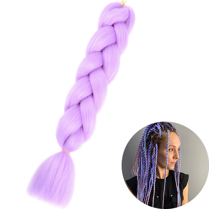 Dreadlock Wigs for Woman: Long Hair with Ombre Color and Braided Extensions