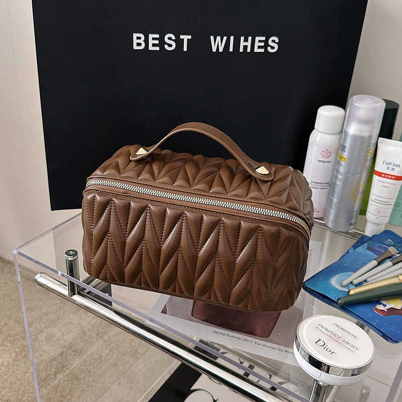 Compact Travel Cosmetic & Toiletry Bag