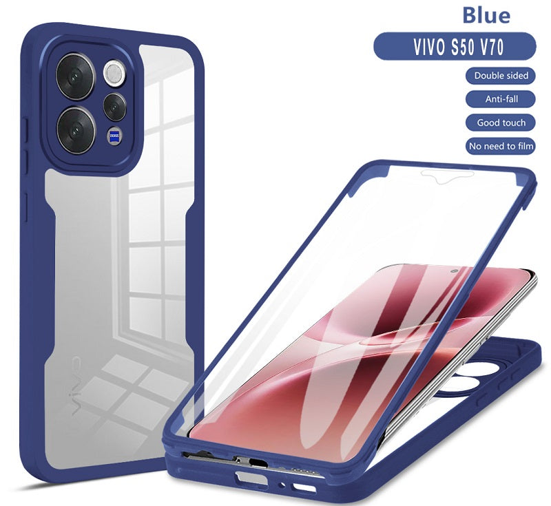 360 Full Protection Case for Vivo V70 5G Cover Built-in Screen Protector