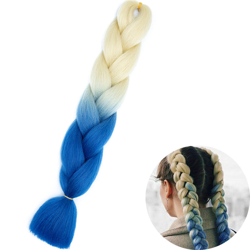 Dreadlock Wigs for Woman: Long Hair with Ombre Color and Braided Extensions