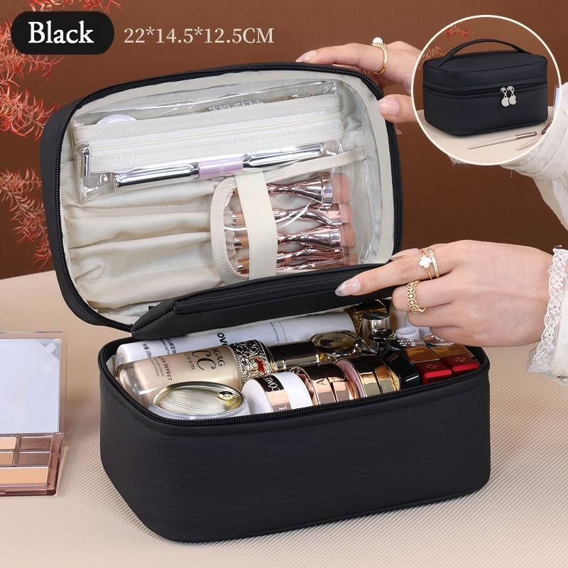 2-in-1 Divided Cosmetic Bag