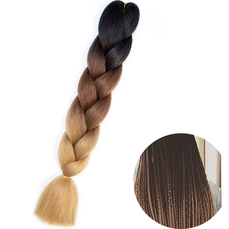 Dreadlock Wigs for Woman: Long Hair with Ombre Color and Braided Extensions