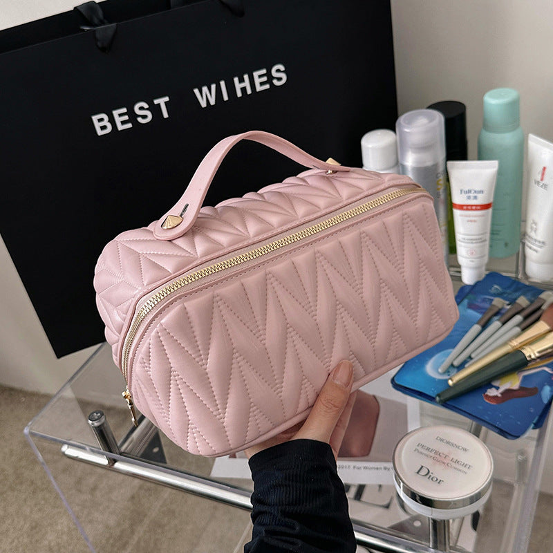 Compact Travel Cosmetic & Toiletry Bag