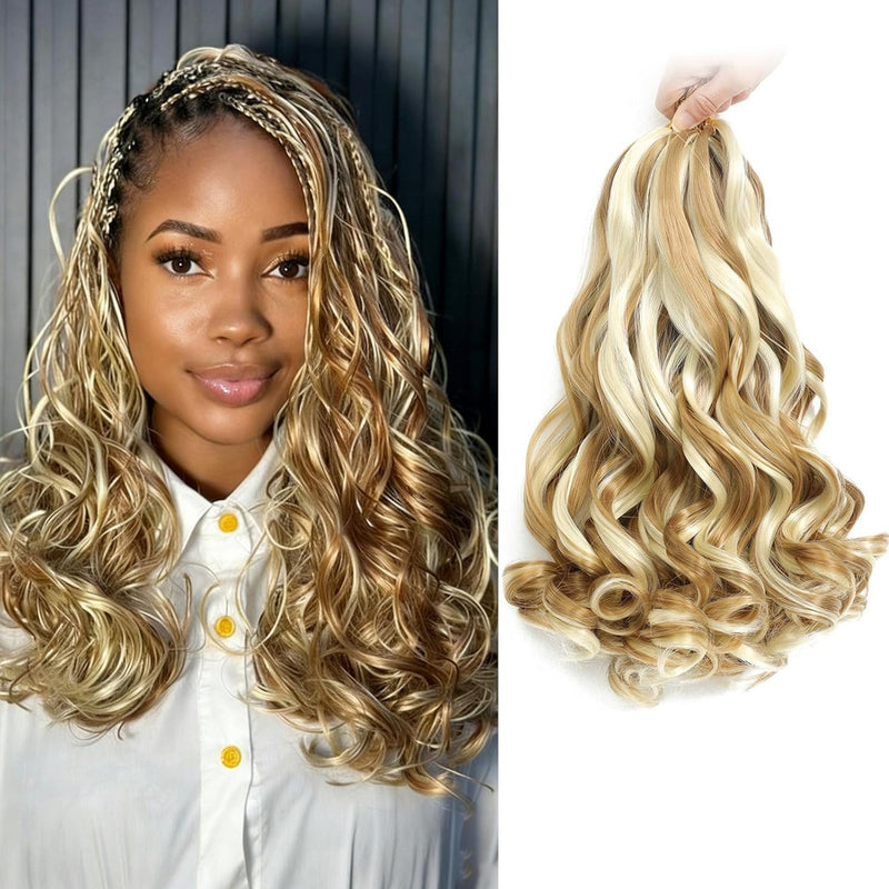 Dreadlock Extensions Wigs French-Style Loose Waves Large Curls Crochet Wigs Ponytails