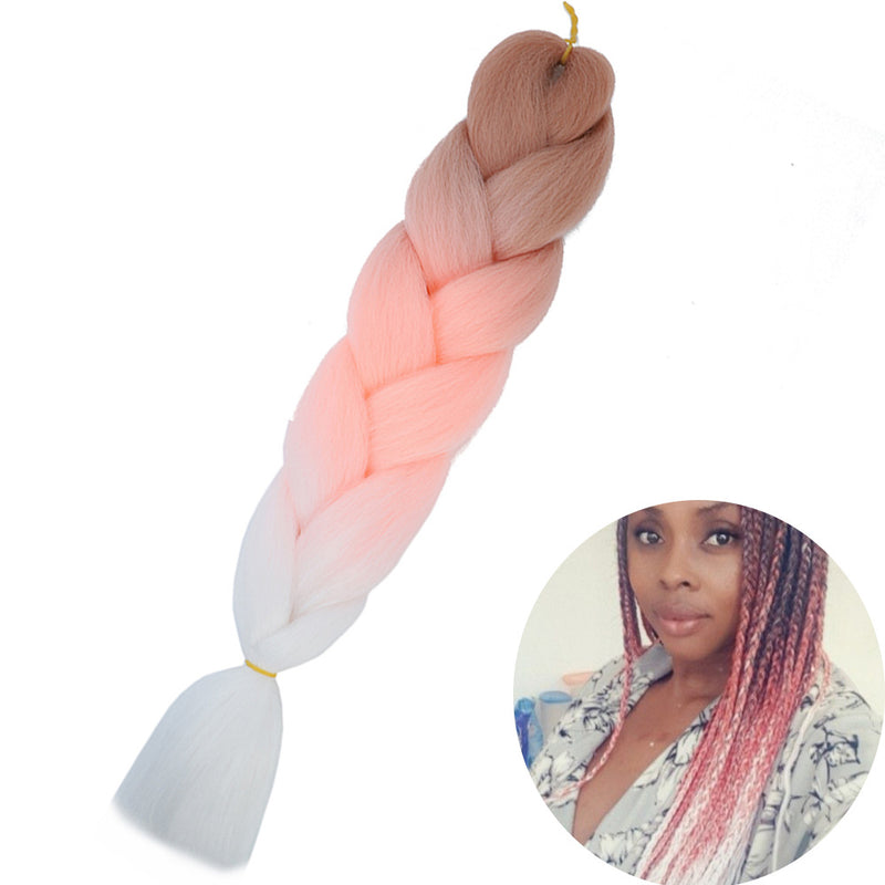 Dreadlock Wigs for Woman: Long Hair with Ombre Color and Braided Extensions