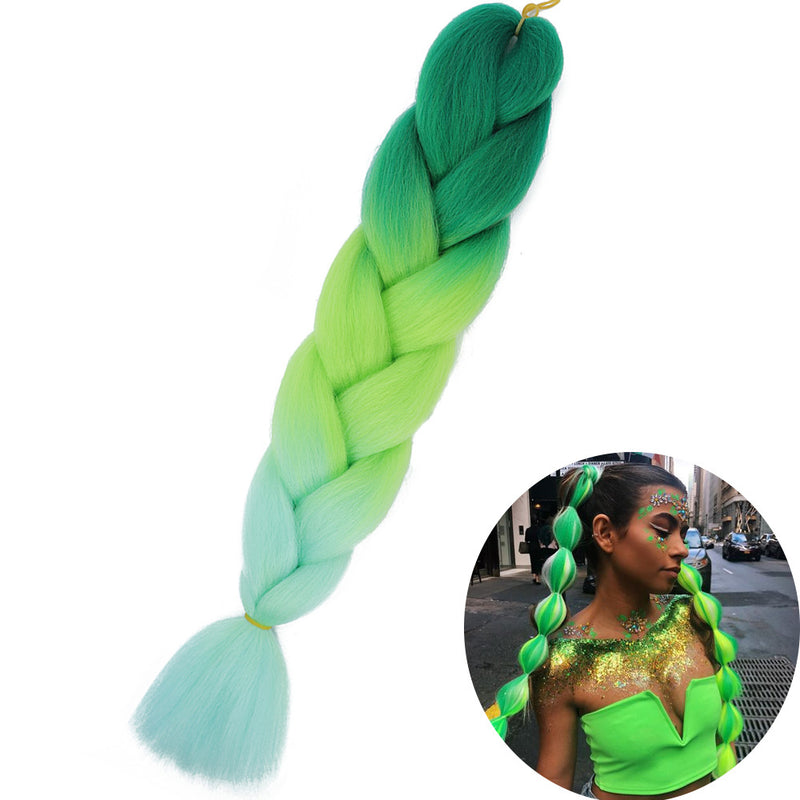 Dreadlock Wigs for Woman: Long Hair with Ombre Color and Braided Extensions