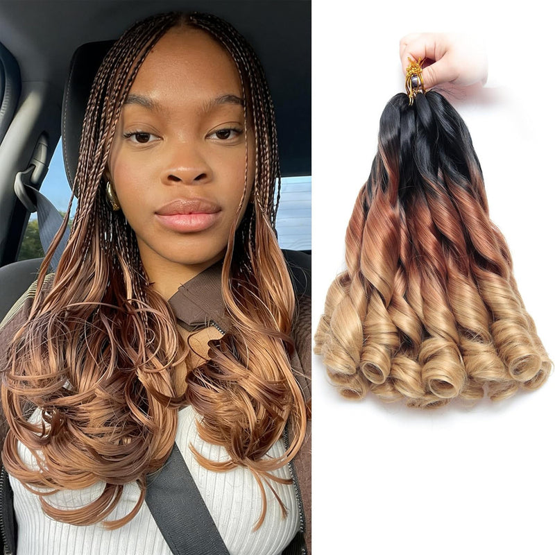 Dreadlock Extensions Wigs French-Style Loose Waves Large Curls Crochet Wigs Ponytails