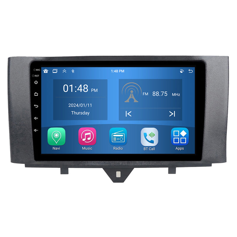 RoverOne Car Stereo Radio Bluetooth CarPlay GPS Navigation for Mercedes Benz Smart For two  2011 - 2015