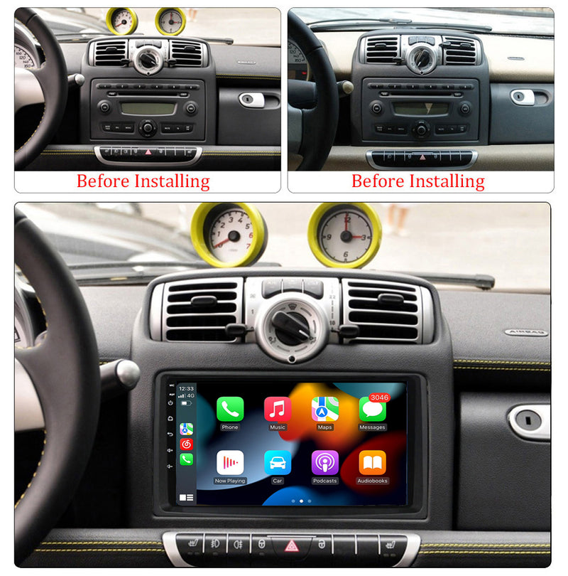RoverOne Car Stereo Radio Bluetooth CarPlay GPS Navigation