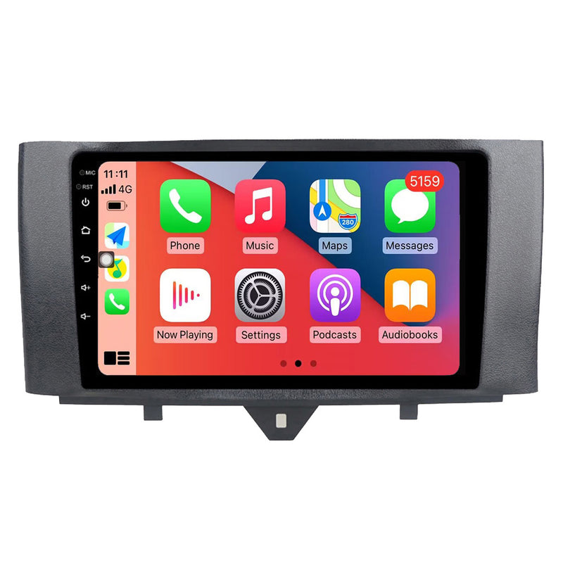 RoverOne Car Stereo Radio Bluetooth CarPlay GPS Navigation for Mercedes Benz Smart For two  2011 - 2015
