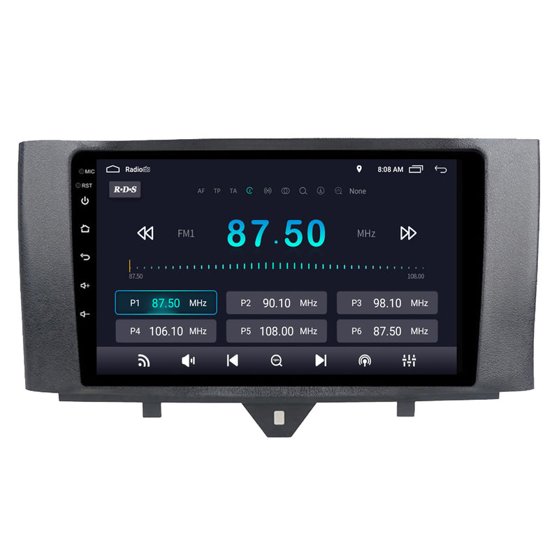 RoverOne Car Stereo Radio Bluetooth CarPlay GPS Navigation for Mercedes Benz Smart For two  2011 - 2015