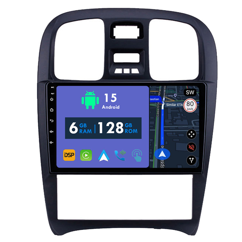 RoverOne Car Stereo Radio Bluetooth CarPlay GPS Navigation for Hyundai Sonata EF 2001 - 2012