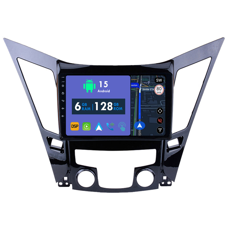 RoverOne Car Stereo Radio Bluetooth CarPlay GPS Navigation for Hyundai Sonata 6 YF 2009 - 2014