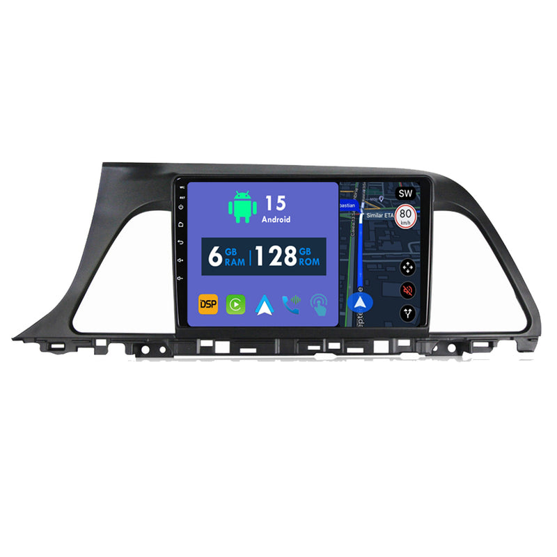 RoverOne Car Stereo Radio Bluetooth CarPlay GPS Navigation for Hyundai Sonata 7 LF 2014 - 2017