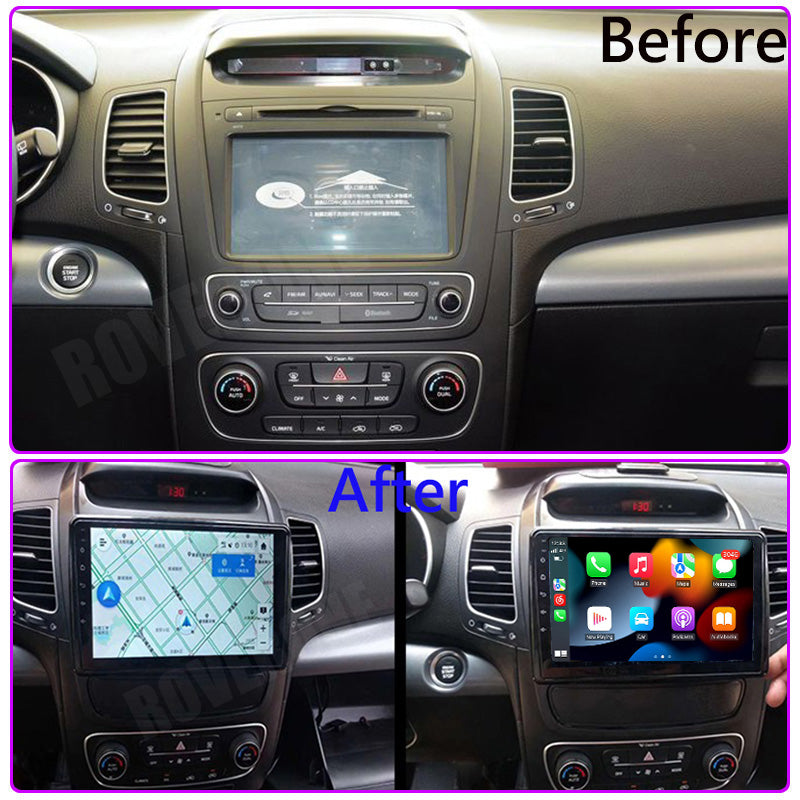 RoverOne Car Stereo Radio Bluetooth CarPlay GPS Navigation for Kia Sorento 2 II XM 2012 - 2021