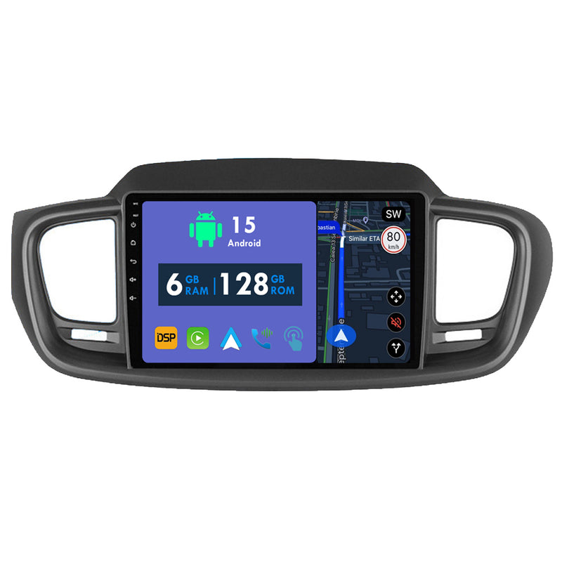 RoverOne Car Stereo Radio Bluetooth CarPlay GPS Navigation for Kia Sorento 3 2014 - 2020