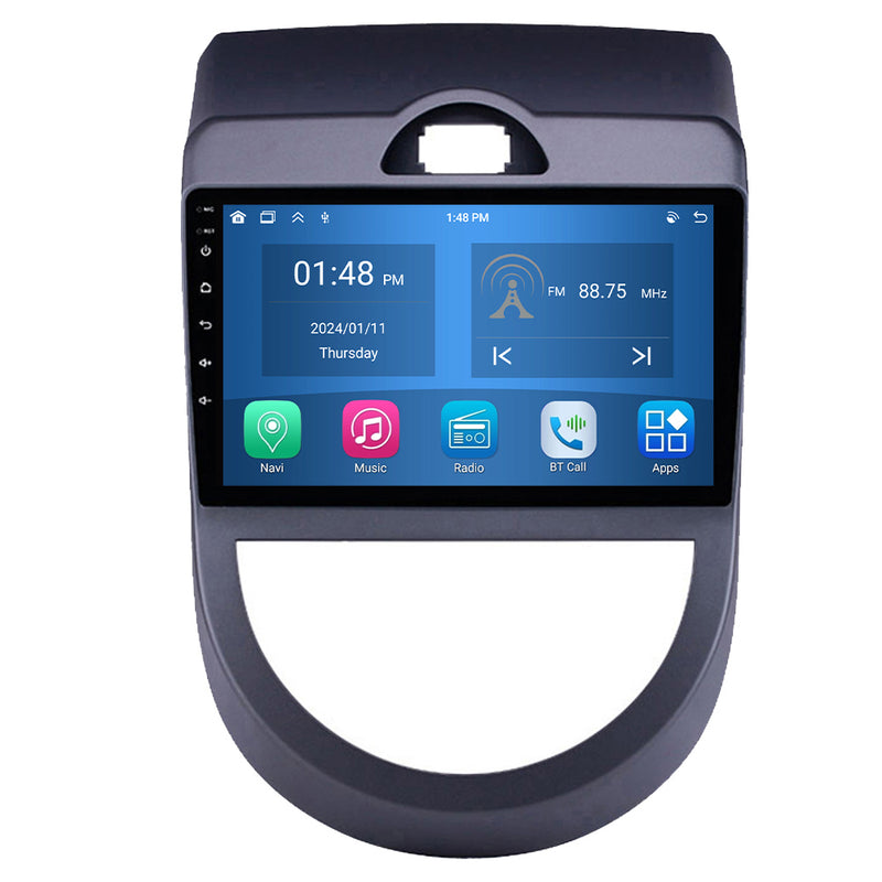 RoverOne Car Stereo Radio Bluetooth CarPlay GPS Navigation for Kia Soul 1 AM 2008 - 2011