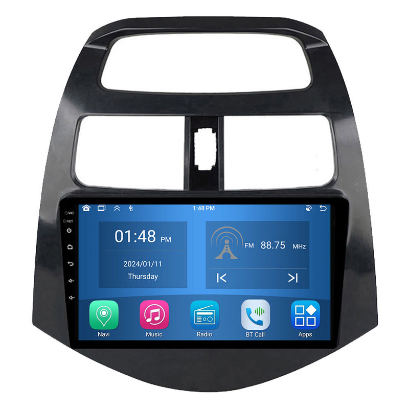 RoverOne Car Stereo Radio Bluetooth CarPlay GPS Navigation for Chevrolet Spark M300 2009 - 2016