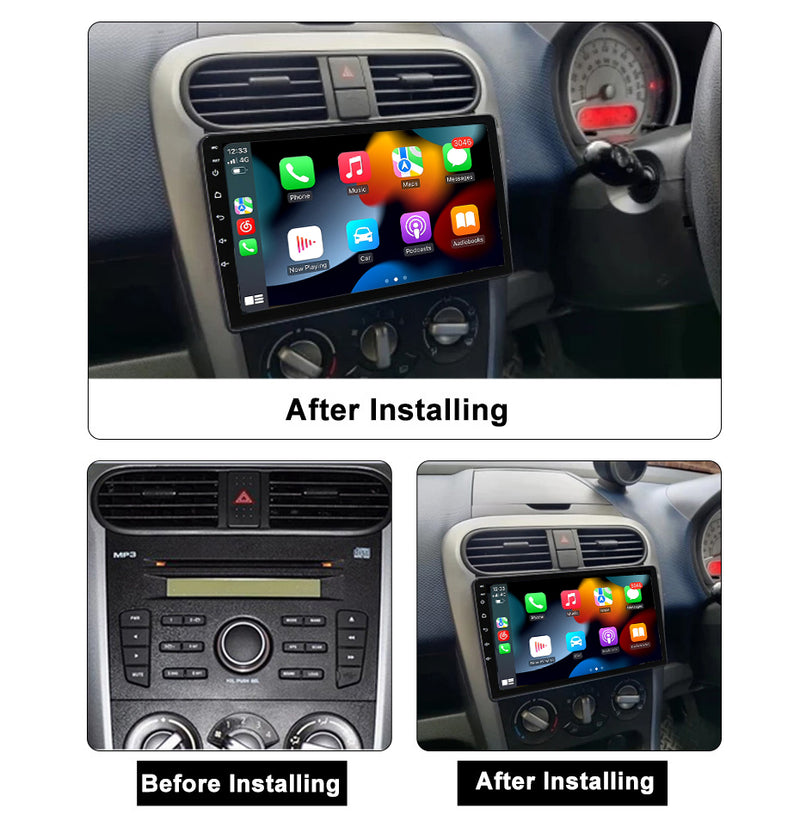 RoverOne Car Stereo Radio Bluetooth CarPlay GPS Navigation for Suzuki Splash for Opel Agila Maruti Ritz 2008 - 2017