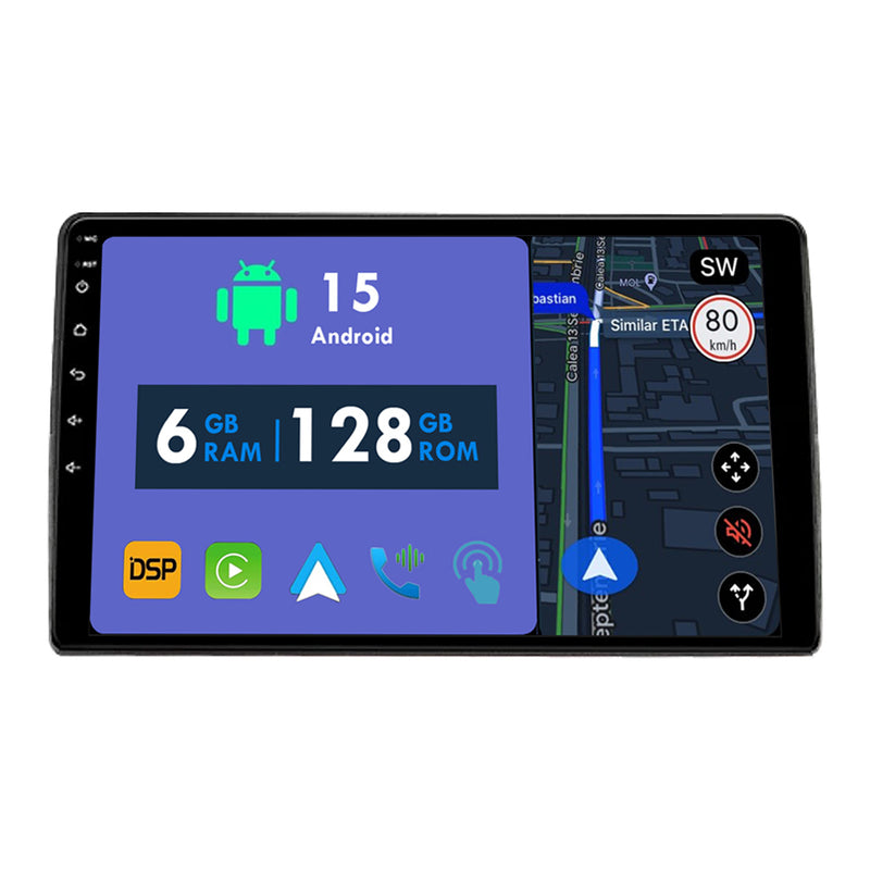 RoverOne Car Stereo Radio Bluetooth CarPlay GPS Navigation for Ssangyong Rexton 2007 - 2012