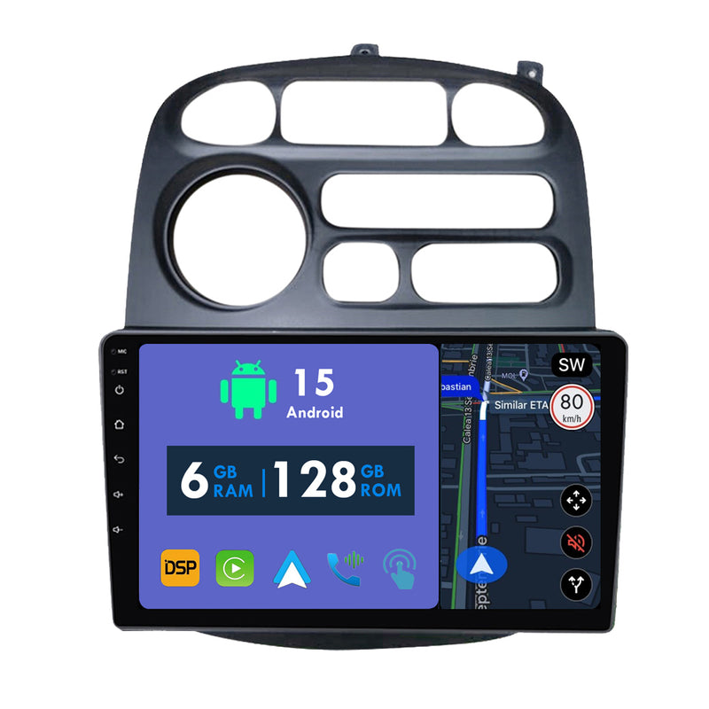 RoverOne Car Stereo Radio Bluetooth CarPlay GPS Navigation for Hyundai H1 Starex 1997 - 2007