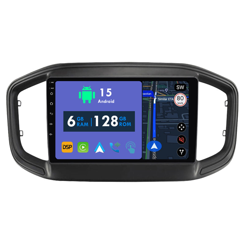 RoverOne Car Stereo Radio Bluetooth CarPlay GPS Navigation for Fiat Strada 2020 2021 2022