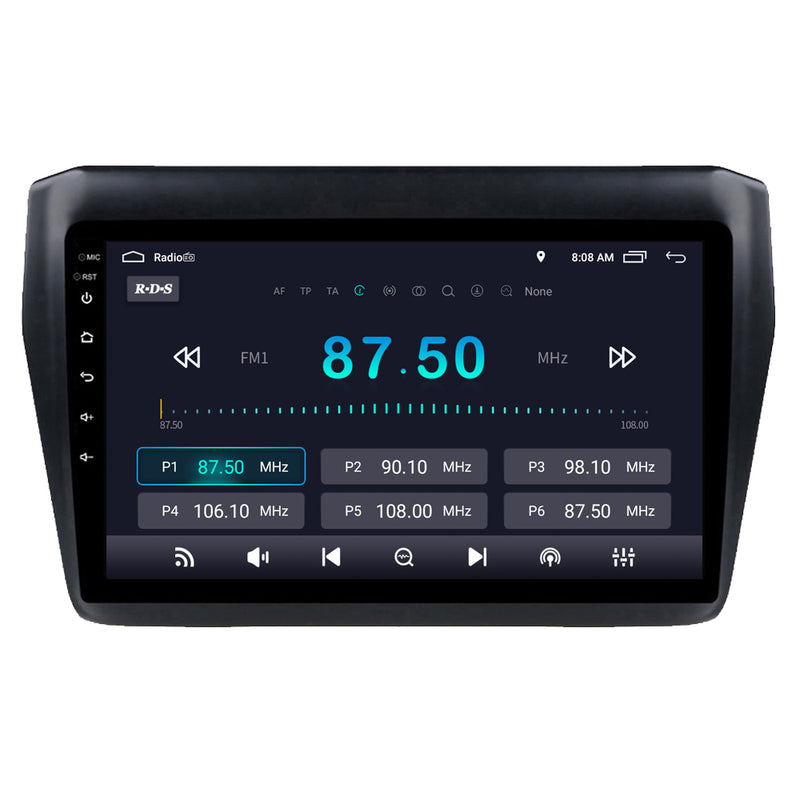 RoverOne Car Stereo Radio Bluetooth CarPlay GPS Navigation for Suzuki Swift 5 2016 - 2020