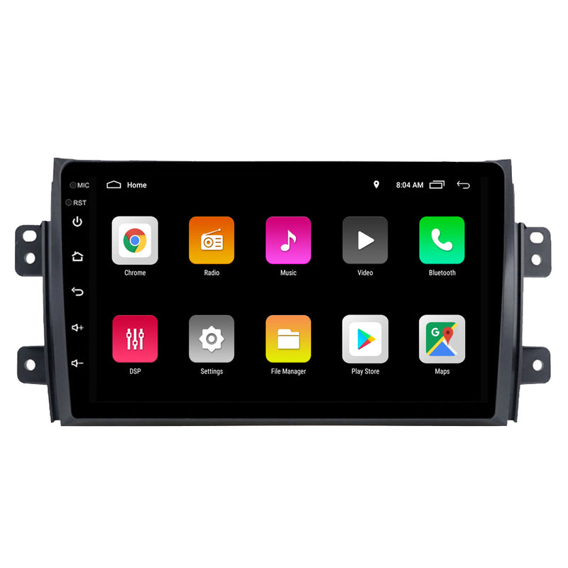 RoverOne Car Stereo Radio Bluetooth CarPlay GPS Navigation for Suzuki SX4 1 2006 - 2014 for Fiat Sedici 189 2005 - 2014
