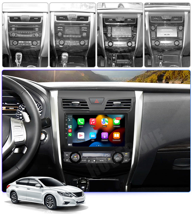RoverOne Car Stereo Radio Bluetooth CarPlay GPS Navigation for Nissan Teana J33 3 2013 - 2015