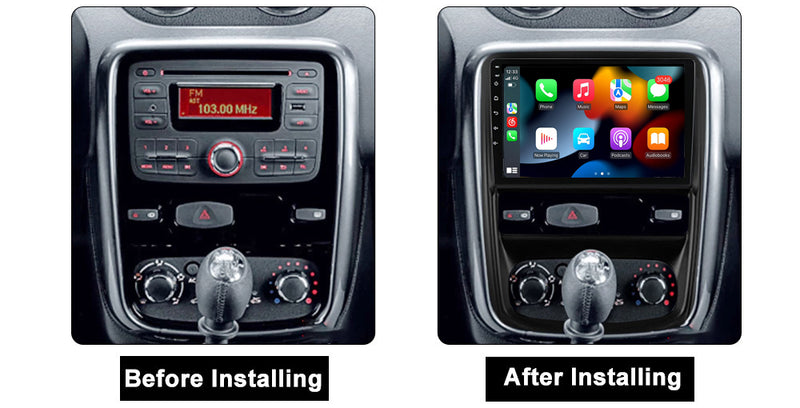 RoverOne Car Stereo Radio Bluetooth CarPlay GPS Navigation for Renault Duster 1 2010-2015 for Nissan terrano 3 2014-2022