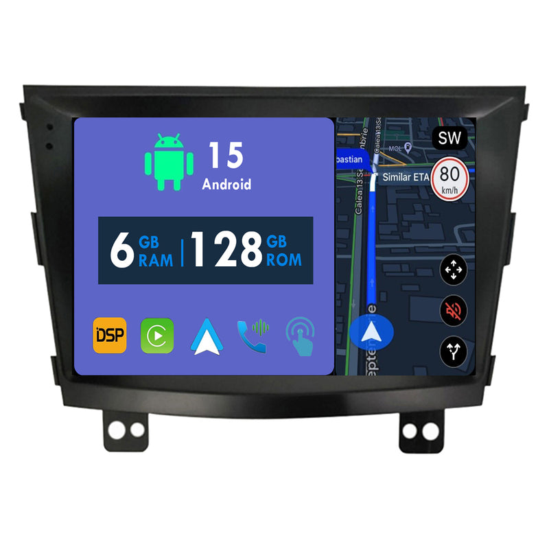 RoverOne Car Stereo Radio Bluetooth CarPlay GPS Navigation for SsangYong Tivolan Tivoli 2014 - 2017