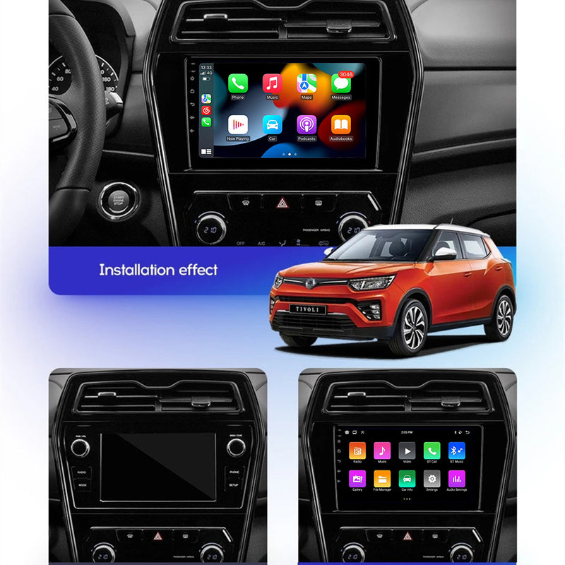 RoverOne Car Stereo Radio Bluetooth CarPlay GPS Navigation for SsangYong Tivolan Tivoli 2019 - 2021