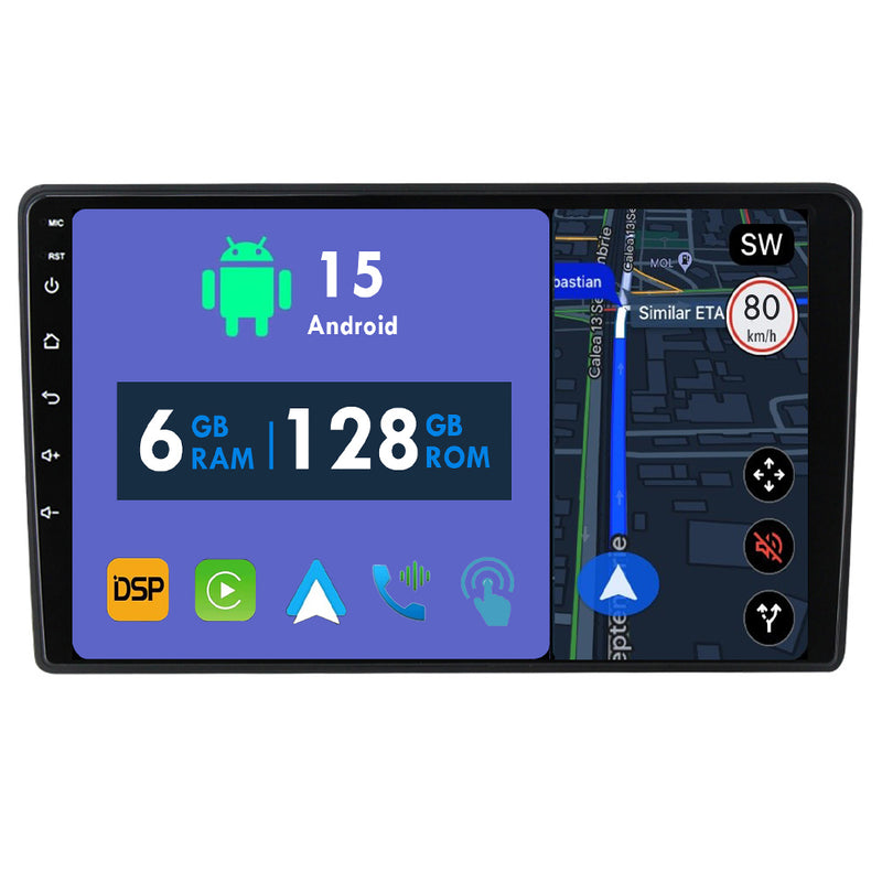 RoverOne Car Stereo Radio Bluetooth CarPlay GPS Navigation for Volkswagen Touareg GP 2002 - 2010