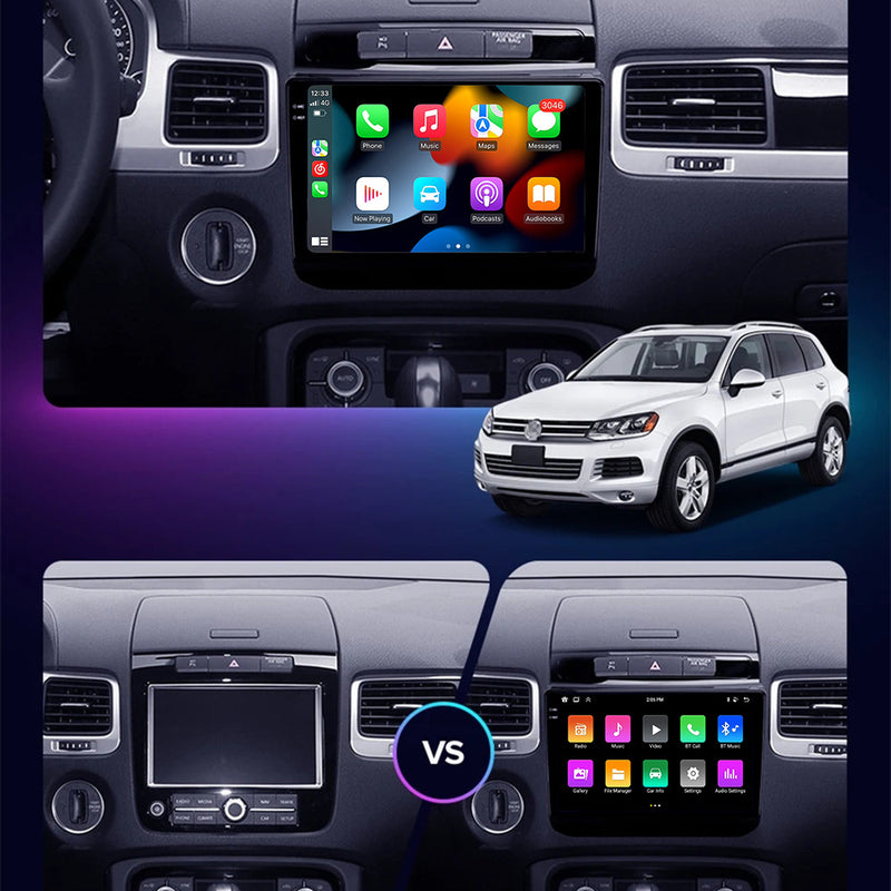 RoverOne Car Stereo Radio Bluetooth CarPlay GPS Navigation for Volkswagen Touareg FL NF 2010 - 2018