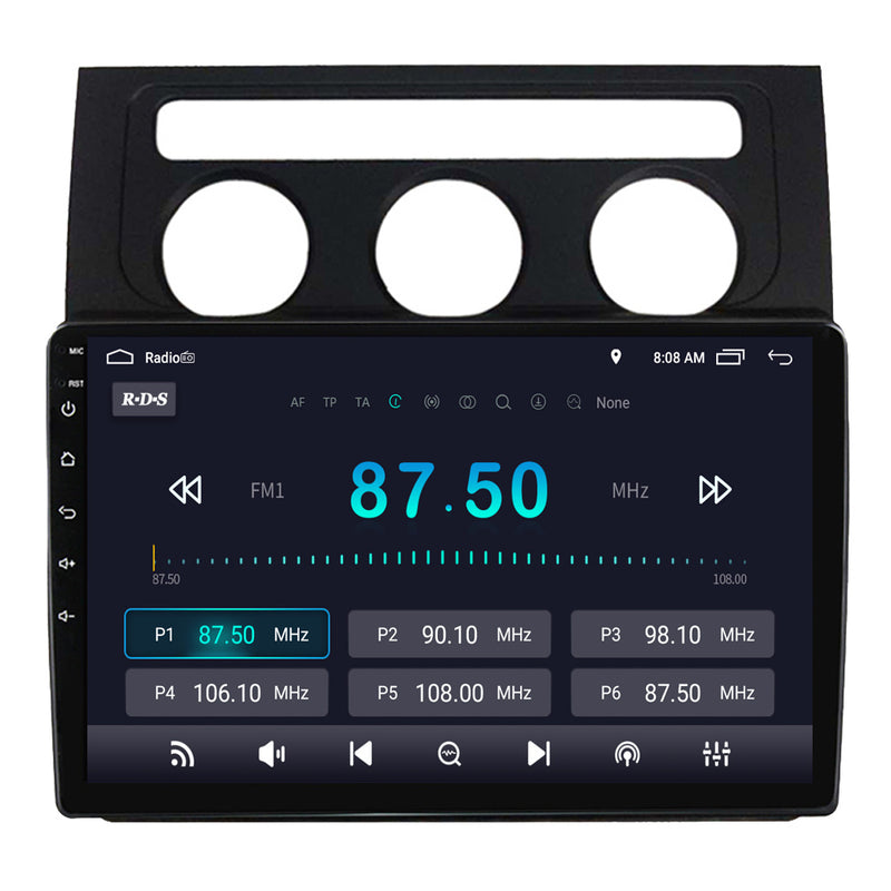 RoverOne Car Stereo Radio Bluetooth CarPlay GPS Navigation for Volkswagen Touran 1 2003 - 2010