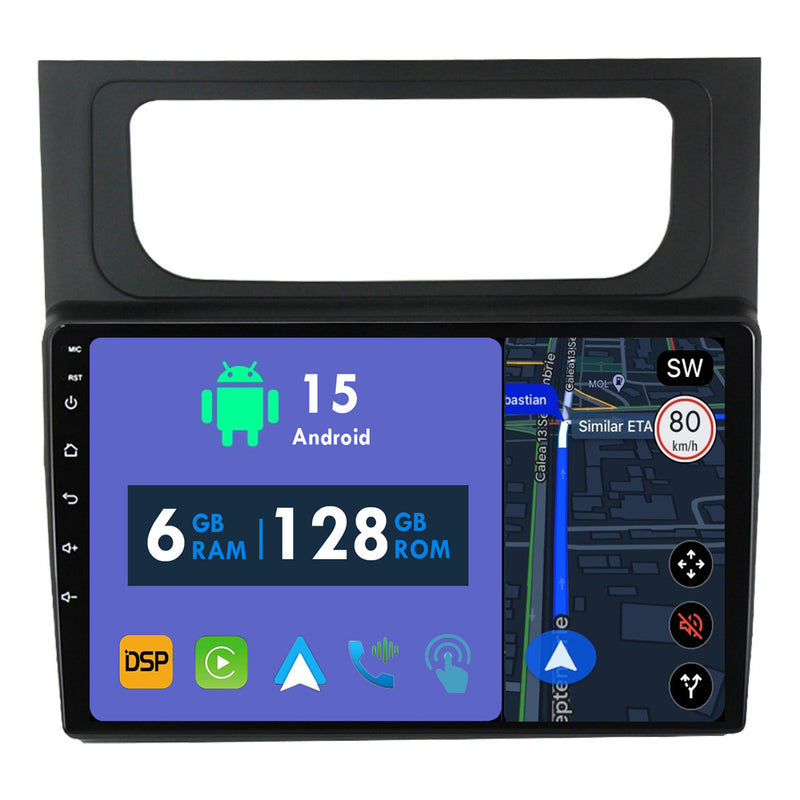 RoverOne Car Stereo Radio Bluetooth CarPlay GPS Navigation for Volkswagen Touran 2 1T 2010 - 2015