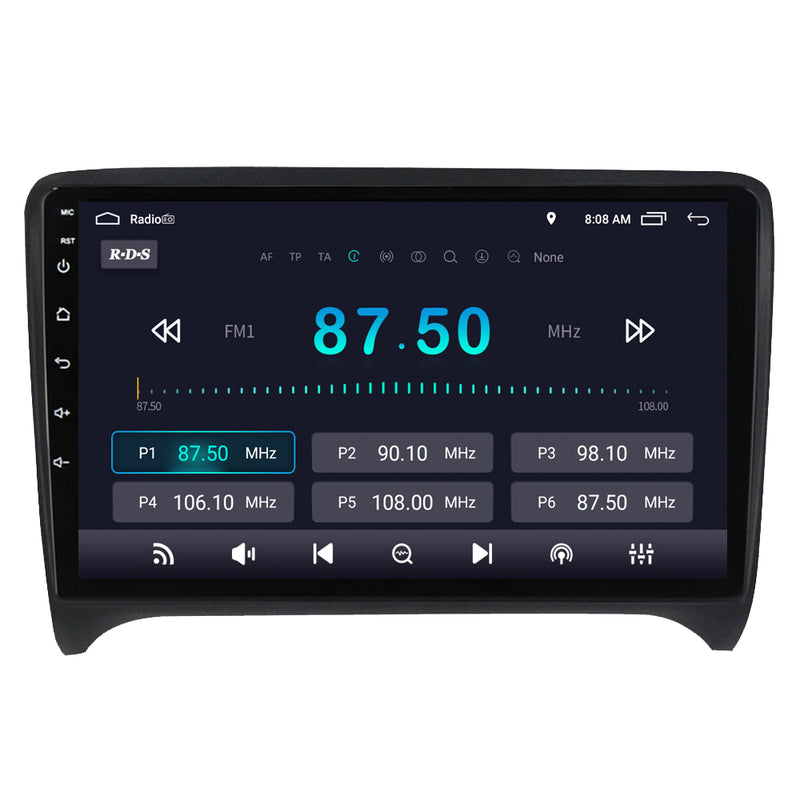 RoverOne Car Stereo Radio Bluetooth CarPlay GPS Navigation for Audi TT 2 8J 2006 - 2014
