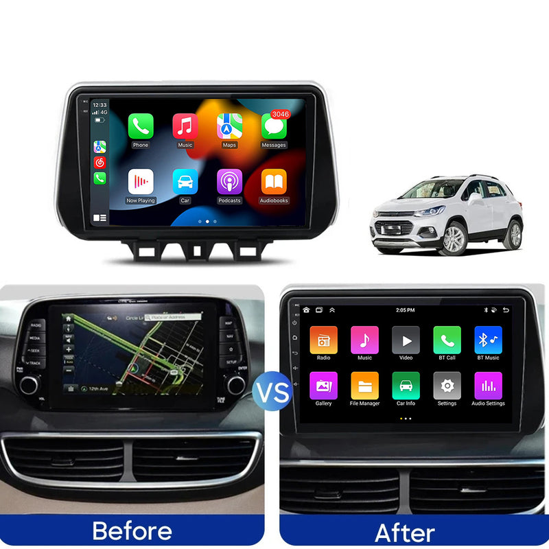 RoverOne Car Stereo Radio Bluetooth CarPlay GPS Navigation for Hyundai Tucson IX35 2018 2019 2020