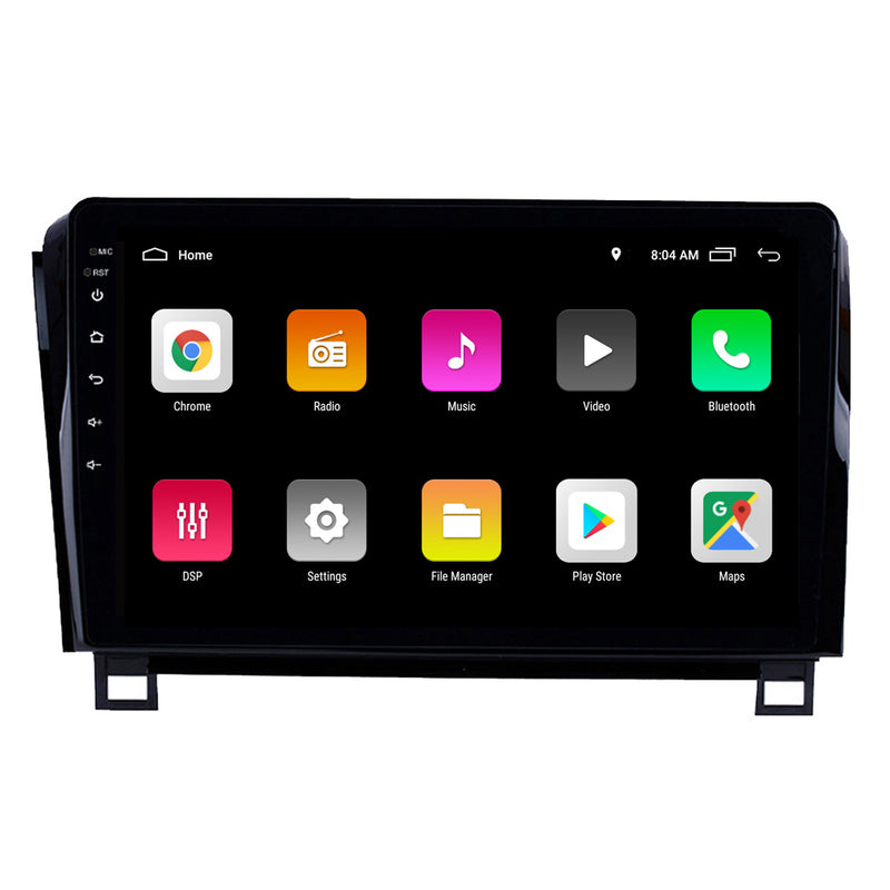 RoverOne Car Stereo Radio Bluetooth CarPlay GPS Navigation for Toyota Tundra XK50 2007 - 2013 Sequoia XK60 2008 - 2017