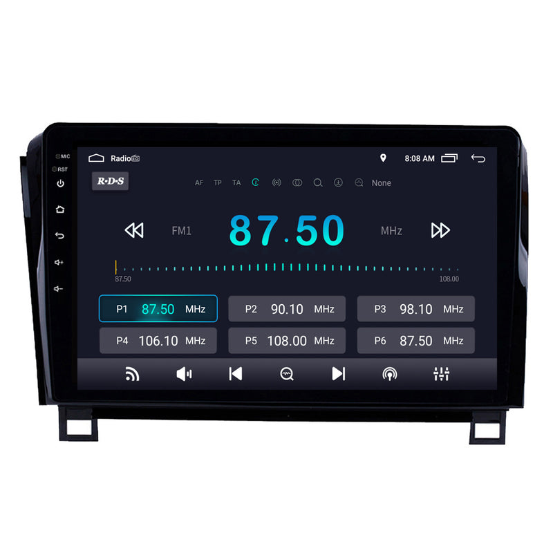 RoverOne Car Stereo Radio Bluetooth CarPlay GPS Navigation for Toyota Tundra XK50 2007 - 2013 Sequoia XK60 2008 - 2017