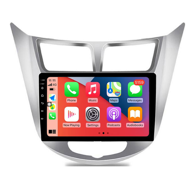 RoverOne Car Stereo Radio Bluetooth CarPlay GPS Navigation for Hyundai Solaris Verna 2010 - 2016
