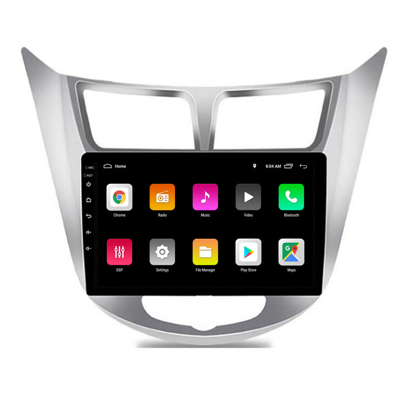 RoverOne Car Stereo Radio Bluetooth CarPlay GPS Navigation for Hyundai Solaris Verna 2010 - 2016