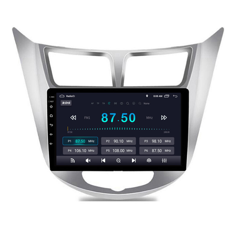 RoverOne Car Stereo Radio Bluetooth CarPlay GPS Navigation for Hyundai Solaris Verna 2010 - 2016