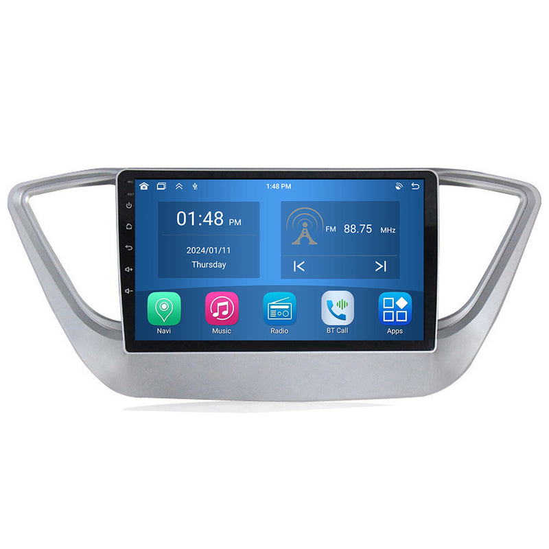 RoverOne Car Stereo Radio Bluetooth CarPlay GPS Navigation for Hyundai Solaris 2 Verna 2016 - 2020
