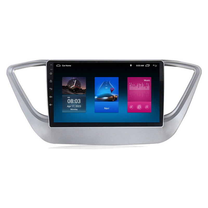 RoverOne Car Stereo Radio Bluetooth CarPlay GPS Navigation for Hyundai Solaris 2 Verna 2016 - 2020