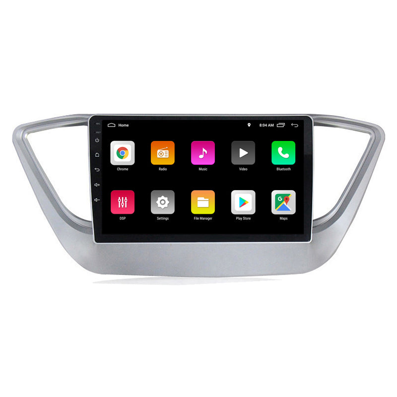 RoverOne Car Stereo Radio Bluetooth CarPlay GPS Navigation for Hyundai Solaris 2 Verna 2016 - 2020