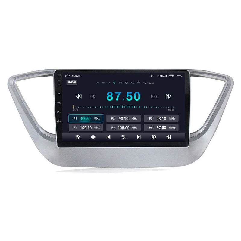 RoverOne Car Stereo Radio Bluetooth CarPlay GPS Navigation for Hyundai Solaris 2 Verna 2016 - 2020