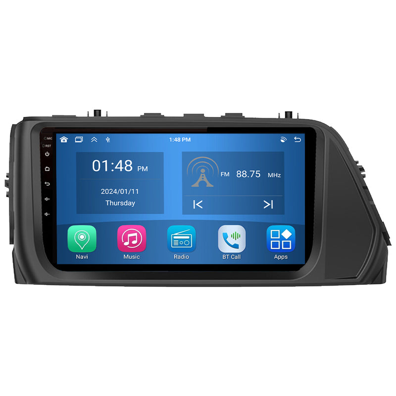 RoverOne Car Stereo Radio Bluetooth CarPlay GPS Navigation for Hyundai Solaris 1 2 Accent Reina Verna Sedan 2017 - 2019