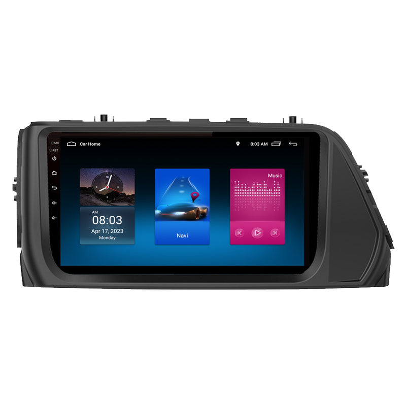 RoverOne Car Stereo Radio Bluetooth CarPlay GPS Navigation for Hyundai Solaris 1 2 Accent Reina Verna Sedan 2017 - 2019